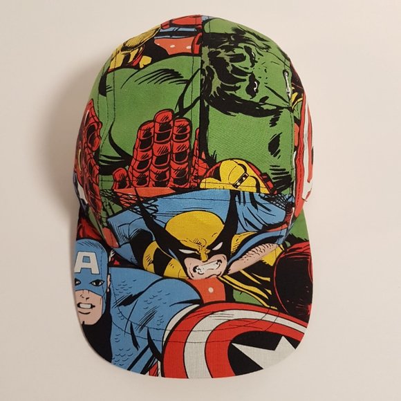 Handmade Marvel Comics Hat Trucker Hat Classic Cap Avengers Wolverine Superhero - Picture 9 of 16